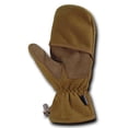 thumbnail image 3 of Fleece Shooter's Mittens, Coyote, XL, 3 of 6