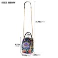 thumbnail image 2 of FORMRS Crossbody Bag for Women Shoulder Cell Phone Purse with Zipper, Puprle Ethereal Floral Harmony, 2 of 7