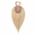 thumbnail image 3 of MY-LADY Clip in Toupee Women Topper 100% Real Remy Human Extensions Silk Top 130% Density Hairpiece for Thinning Hair #18P613 Ash & Bleach Blonde 14", 3 of 10