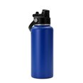 thumbnail image 3 of Makerflo Water Bottle, Stainless Steel, Blue, 32 oz, Powder Coated, Ideal for Laser Engraving, 1-Pack, 3 of 9