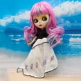 thumbnail image 2 of 1/6 Vestido De Gasa Irregular De Moda Negro Blanco Para Accesorios De Vestir De Muñeca Blythe, 2 of 7