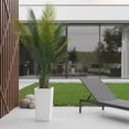 thumbnail image 1 of QinaQin Palmera artificial Areca con maceta blanca alta, hojas tropicales realistas, ideal para decoración de sala, recámara, oficina o interiores, 1 of 9