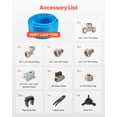 thumbnail image 2 of VEVOR Air Compressor Line Kit 3/4'' x 300FT HDPE/Aluminum Shop Air Piping System Blue, 2 of 9