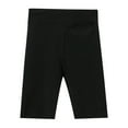 thumbnail image 3 of Kwasome Shorts For Girls Summer Knee Length Pure Color High Waisted Shorts Slim Breathable Shorts Wear Yoga Pants Over Out Wear 3-4 Years Black, 3 of 5