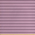 thumbnail image 1 of Geometric Sofa Upholstery Fabric by the Yard, Modern Repetition with Herringbone Inspired Forms Illustration, Decorative Fabric for DIY and Home Accents, Grey Pink and Dark Mauve by Ambesonne, 1 of 4