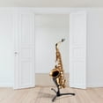 thumbnail image 1 of LITINKIMI Foldable Portable Black Saxophone Stand Bracket with Triangular Support for Home Use, 1 of 8