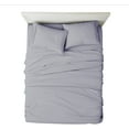 thumbnail image 6 of 4 PCs RV Camper Sheets 100% Egyptian Cotton Short Queen Sheets, 400TC- Silver Grey Sheets Fits Upto 10-15 Inches Deep, 6 of 7
