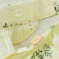 thumbnail image 5 of Seyurigaoka Baby Girl’s Floral Ruffles Stitching Fly Sleeve Romper and Headband, 5 of 8