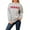 Gray, variant on Merry Christmas Sweatshirts for Women Merry Letter Print Sweatshirts Xmas Holiday Party Shirts Oversized Pullover Sweater Tops