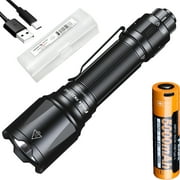 Fenix TK22 TAC 2800 Lumen Tactical Flashlight with USB-C Rechargeable Battery and LumentTac Battery Organizer