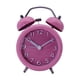 thumbnail image 5 of Mini reloj despertador con marco de metal retroiluminado, reloj de viaje, reloj de mesa para dormitorio Rosado, 5 of 9