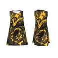 thumbnail image 7 of Honeii Urban Graffiti Scorpion Illustration Print Women's Sleeveless Dress, Loose Fit Casual Dress for Women, Summer Fashion Dress, 7 of 7