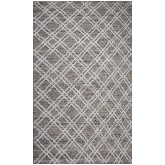 Rizzy Rugs Bixby Area Rug BX04TN Modern Blue, 7' 9" x 9' 9", Tan