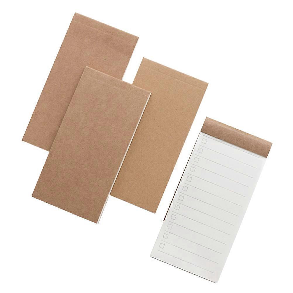 Do List Notepad Memo Pads Portable Listing Notes To Do List Office Supplies Rectangular Simple Design White 14.10x7.10x2.00CM Schedule Recording