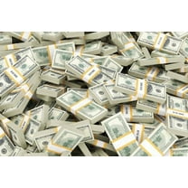 Cash Stacks Money Bundles Poster 16in x 24in 16x24 Multi-Color Square Adults Best Posters