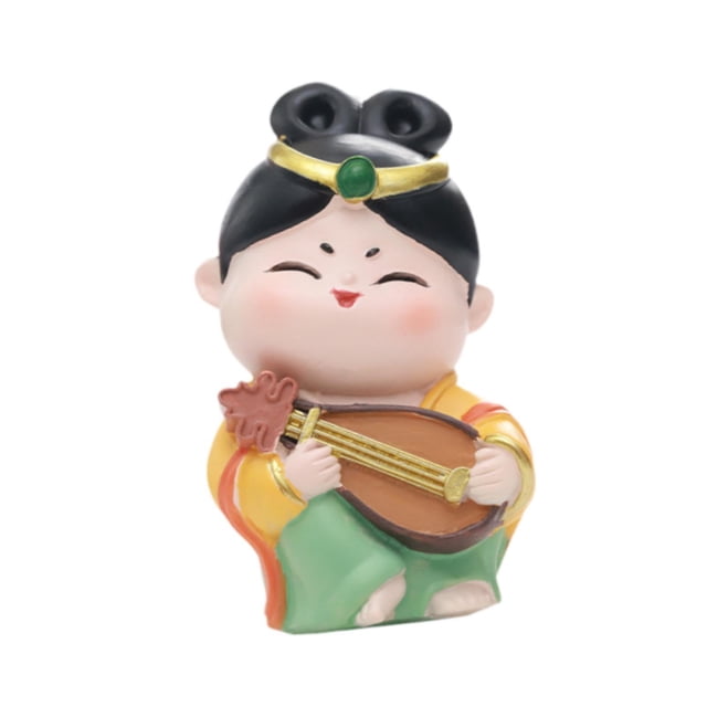 Figura de princesa de resina, bonita, para decorar el hogar, recuerdo, adorno para niña Pipa