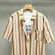 thumbnail image 2 of Camisas Para Hombre Manga Corta Moda de verano para hombre Casual Hawaiianss Imprimir Seaside Beach Solapa Botón Camiseta Camisa de manga corta Camisa Ropa de playa (Yellow, L), 2 of 4