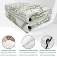 thumbnail image 4 of King Quilt Set 96''x106'', Sage Green Coastal Lightweight Summer Bedspread Coverlet Set with 2 Pillow Shams, Coral Starfish Nautical Compass Breathable All Season Quilt Bedding for Bedroom/Guest Room, 4 of 9