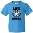 thumbnail image 3 of Inktastic Life is Better with Goats Youth T-Shirt, 3 of 5