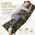 thumbnail image 5 of Lsque Mardi Gras3 Body Pillow Case Cover,Ultra-Soft Microfiber Bed Pillow Cases 20x54 inches,Elegant Bedding,Breathable Durable Pillow Cover with Envelope Closure, 5 of 8