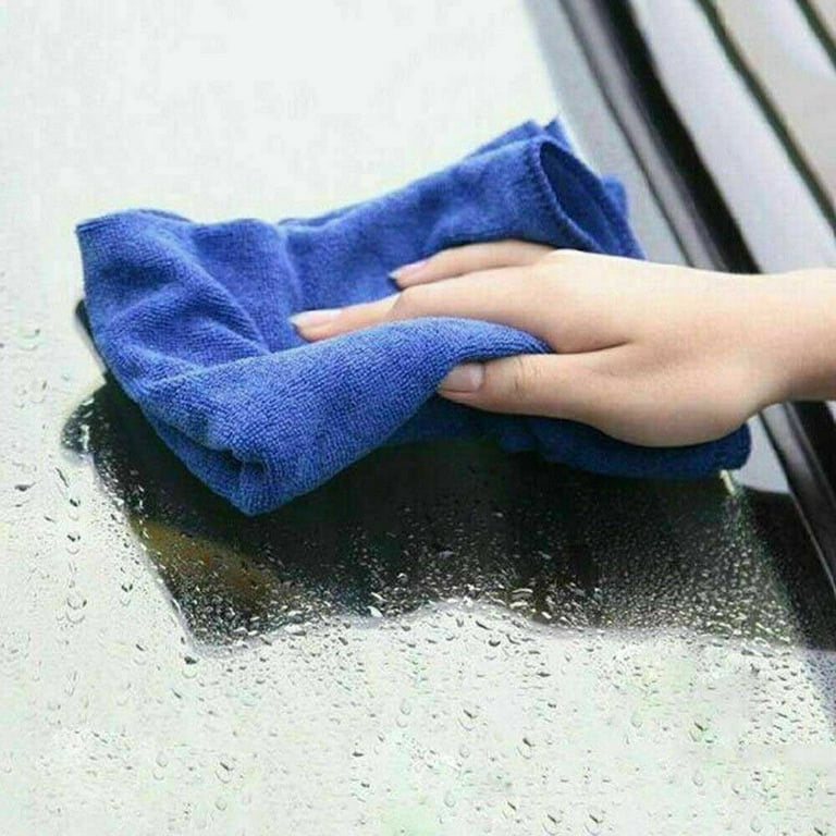 25-100PCS Microfibre Cleaning Auto Soft Cloth Quick Dry Large Soft 25 x  25cm Car Wash