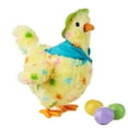 thumbnail image 2 of Peluche musical eléctrico de gallina ponedora de huevos, juguete con 3 huevos, regalo para niños, 2 of 12