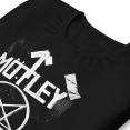 thumbnail image 4 of Motley Crue - Black and White Logo Unisex T-Shirt - Black - Small, 4 of 7