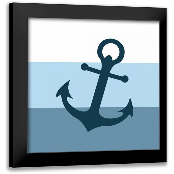 Robinson, Tamara 12x12 Black Modern Framed Museum Art Print Titled - Anchor