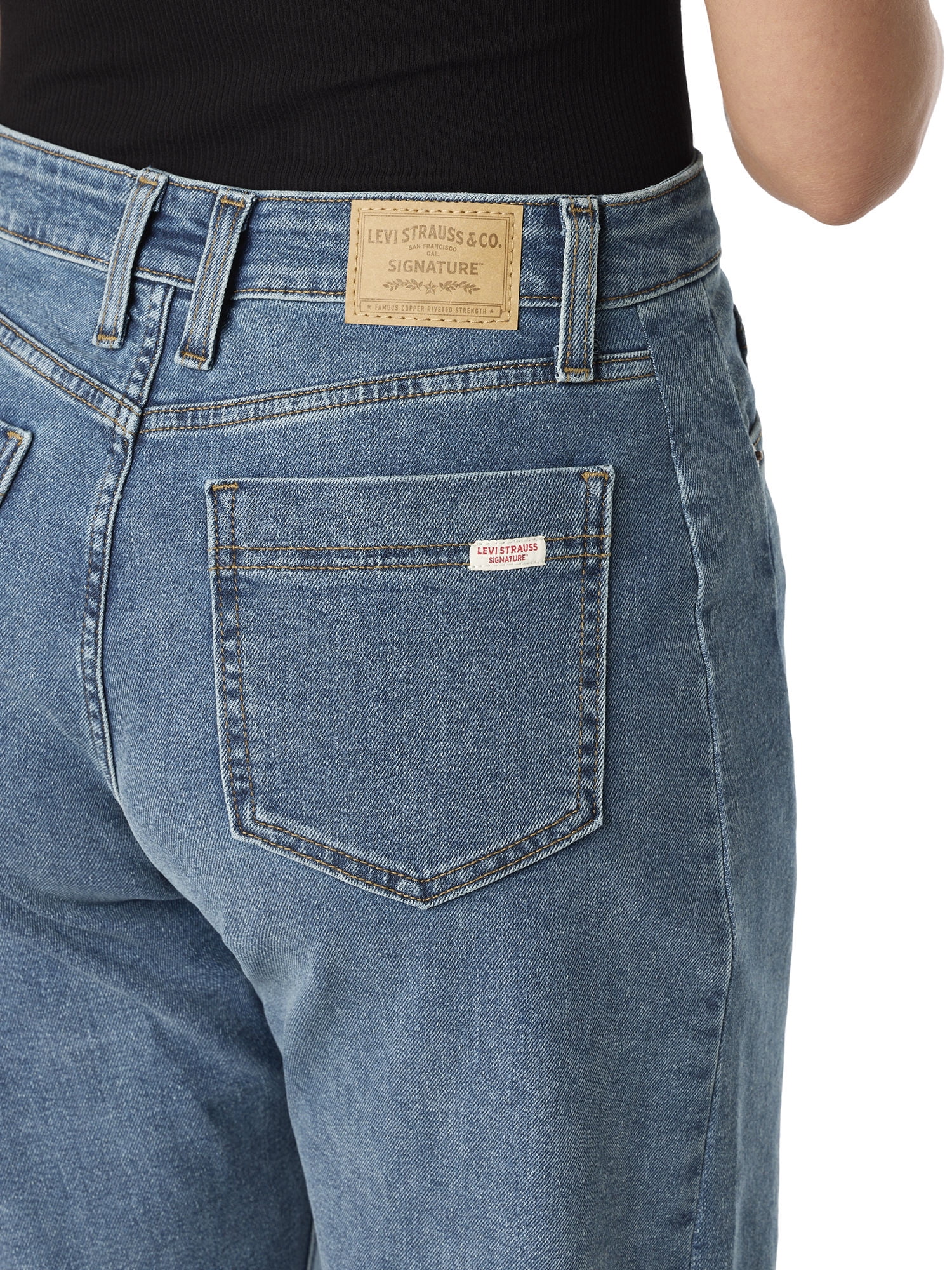 Levi Strauss Signature Women's and Women's Plus Vintage Barrel Jeans, Sizes 2-18