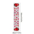 thumbnail image 3 of Valentine's Day Table Runner Red Heart Valentines Holiday Theme Runner Kitchen Dining Table Decoration For Home Party Decor 36.61x12.99 Inches, 3 of 7