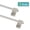 Nickel, variant on PrimeBeau Modern 1/2 Inch Polished & Painted Adjustable Magnetic Curtain Rods, 16 Inch - 28 Inch
