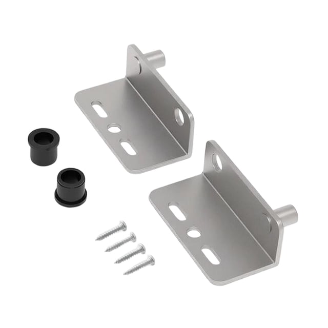 GROWTH TANK 2 Pcs L Supports d'Angle en Acier Inoxydable Robustes pour Bois Argent
