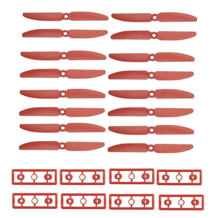 030 CW CCW Prop Propeller for Mini RC Quadcopter Multirotor Accessories 8 Pair Red