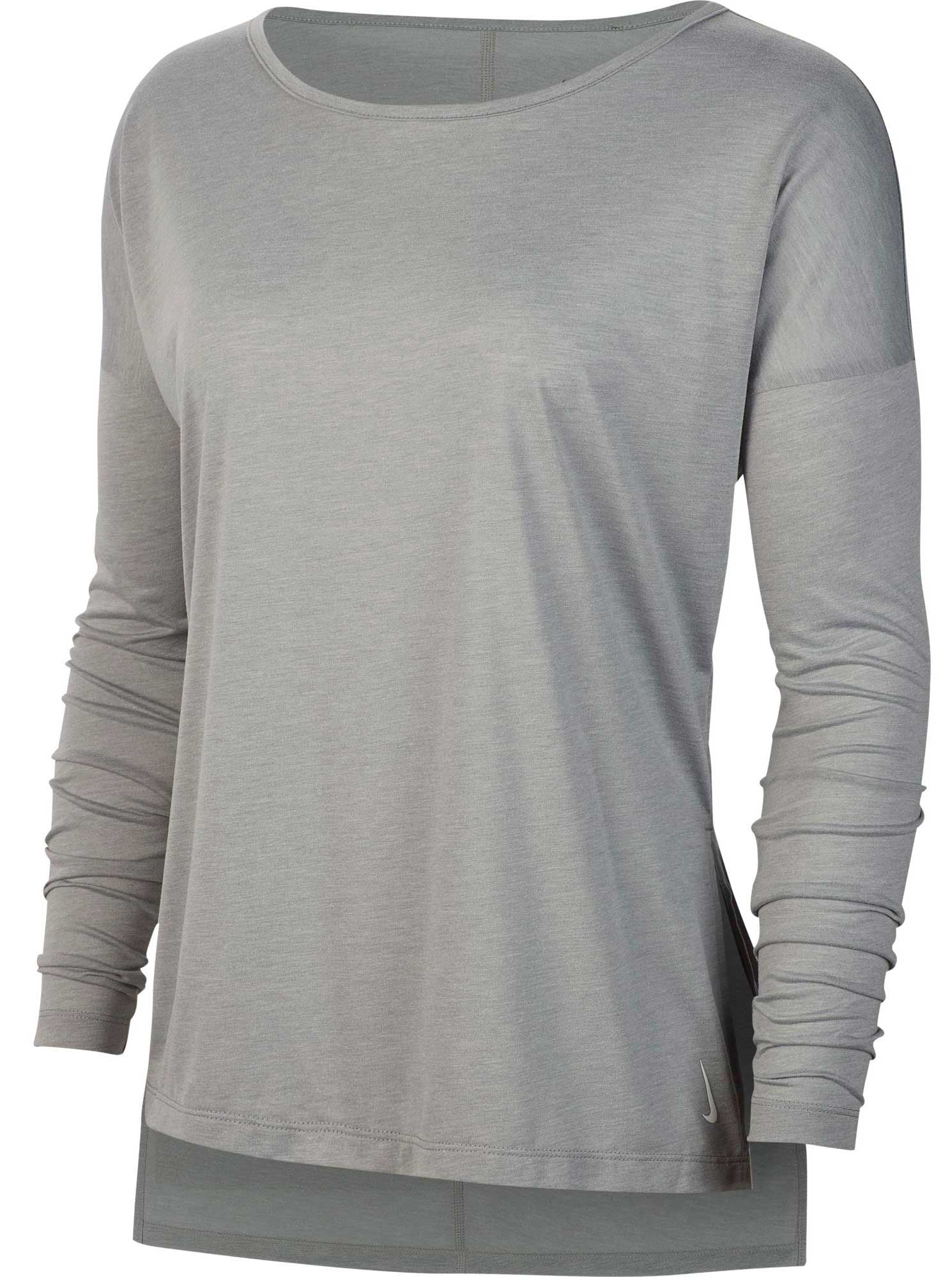 nike women's yoga long sleeve shirt