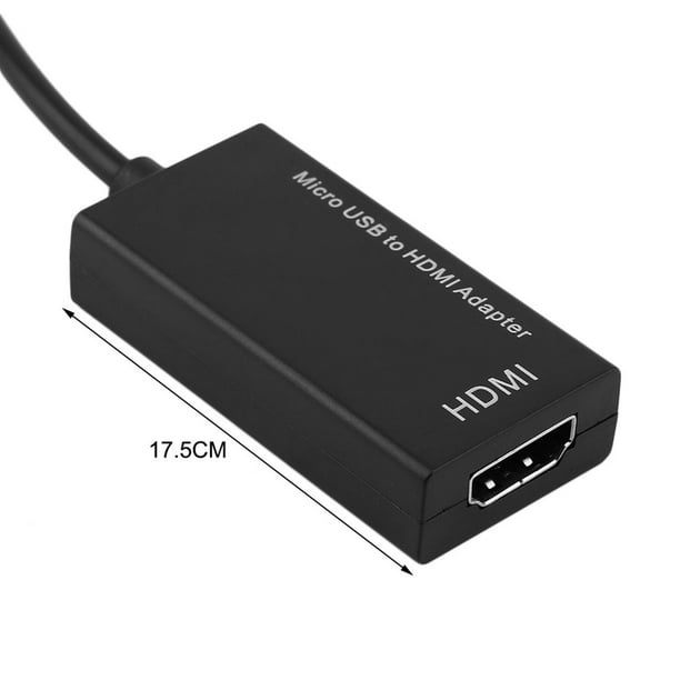 Mini Micro USB To HDMI Adapter Converter Cable Male To Female