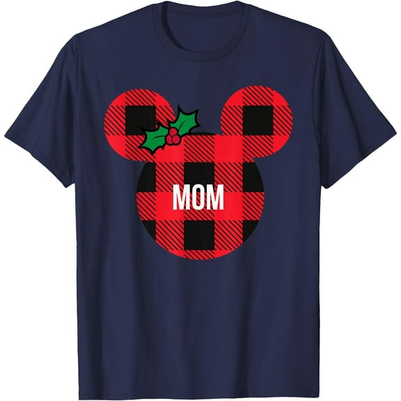 Minnie Mouse Family Matching Holiday Christmas Mom DTG Print Unisex T-Shirt