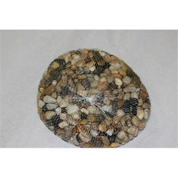 0.2-0.4 in. Small Polished Stone Bag, 2 lbs - Natural Mixed Colors