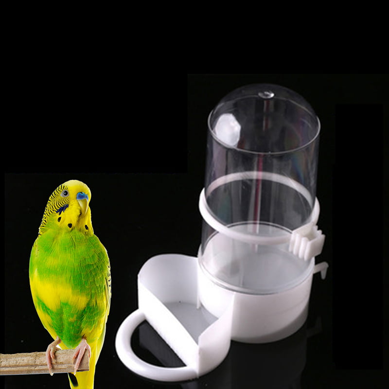Bird Pet Drinker Food Feeder Waterer Clip For Aviary Cage Parrot Budgie Lovebird 