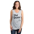 thumbnail image 2 of Day Drinkin Women's Fashion Sleeveless Muscle Workout Yoga Tank Top Sport Grey Medium, 2 of 3