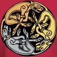 thumbnail image 3 of CafePress - Celtic Chasing Hounds 1 Dark T Shirt - Men's Classic Graphic Cotton T-Shirt, 3 of 4
