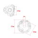 thumbnail image 5 of Shell Reemplazo de la carcasa de la unidad Cush de aleación de aluminio para 1/5 XMAXX 8S 1/10 E-REV0 2.0 VXL RC Car Reemplazo 7793X Eccomum Shell, 5 of 7