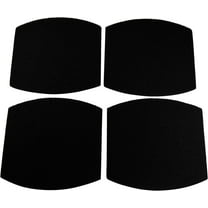 HQRP 4-Pack Cat Litter Box Replacement Carbon Filters Compatible with Petmate Booda Clean Step, Activated Carbon Charcoal Filters