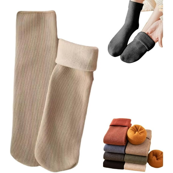 Hailnrothwad Comfort Velvet Winter Warm Socks, Comfort Wool Socks, Janemore Women's Winter Socks.