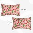 thumbnail image 2 of Balery Strawberries Bedding Queen Pillow Cases - Envelope Closure - Soft Brushed Microfiber Fabric - Shrinkage and Fade Resistant Pillow Cases-14"x20", 2 of 6