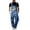 Blue, variant on Men's Jumpsuit Denim Bib Overalls Relaxed Fit Overalls Workwear with Adjustable Straps and Convenient Tool Pockets Jumpsuit