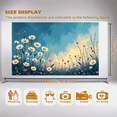 thumbnail image 5 of LUUFILx Floral Daisy Backdrop Romantic Garden Wall Decoration for Wedding Party Photography Background Scenic Backdrop Banner Event Decors Anniversary, 5 of 7