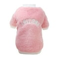 thumbnail image 2 of Dengjunhu Dog Costume Letter Print Keep Warmth Soft Texture Cute Pet Sweatshirt Costume for Winter, 2 of 7