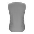 thumbnail image 6 of AherBiu Tank Tops for Women Stretch V Neck Sleeveless Ruched Slim Fitted Summer Tanks Going out Tops, 6 of 7