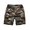 Jungle Camouflage, variant on Men's Casual Cargo Shorts Cotton Multi-Pockets Elastic Waist Camo Shorts XS-2XL