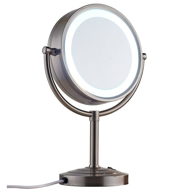 Cavoli 8 5 Inch Led Makeup Mirror 10x, Cavoli Wall Mounted Makeup Mirror With Led